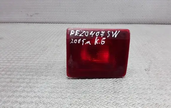 Peugeot 407 Tailgate rear/tail lights 9646507480