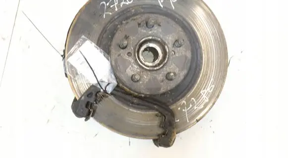 Front wheel hub spindle knuckle