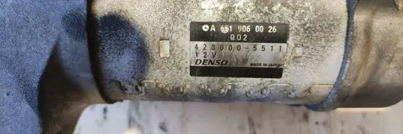 Mercedes-Benz Sprinter W906 Starter motor A6519060026