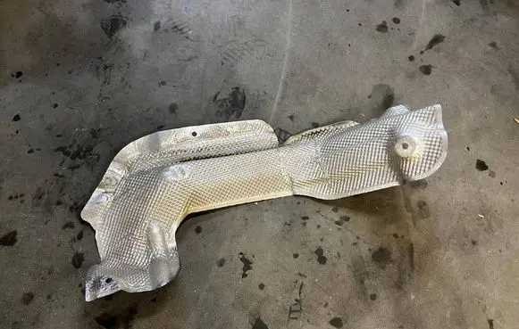 Porsche Panamera (970) Exhaust heat shield 97050455300
