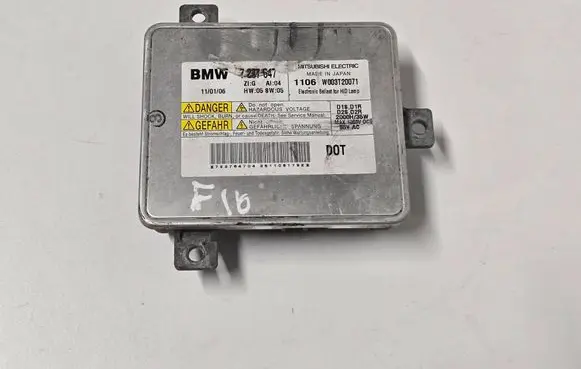BMW 5 F10 F11 Headlight ballast module Xenon 7237647