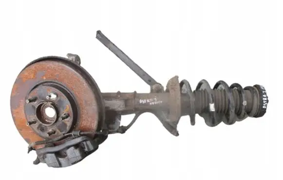 Front wheel hub spindle knuckle