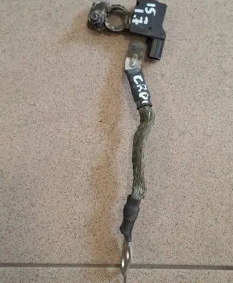 Negative earth cable (battery)