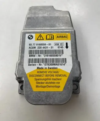 BMW 5 E60 E61 Airbag control unit/module 31916055801V 220443131 9160558