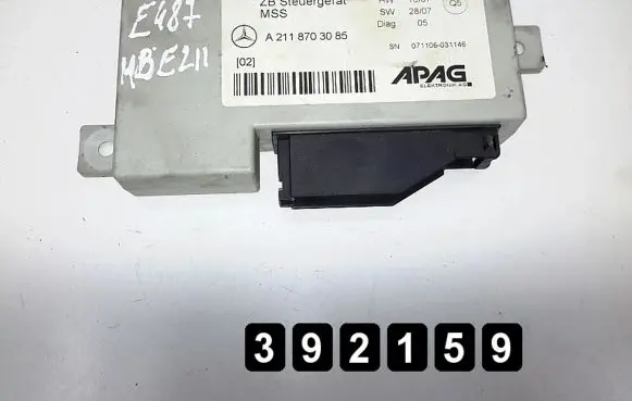 Mercedes-Benz E W211 Alarm control unit/module a2118703085