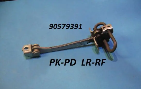 Front door check strap stopper