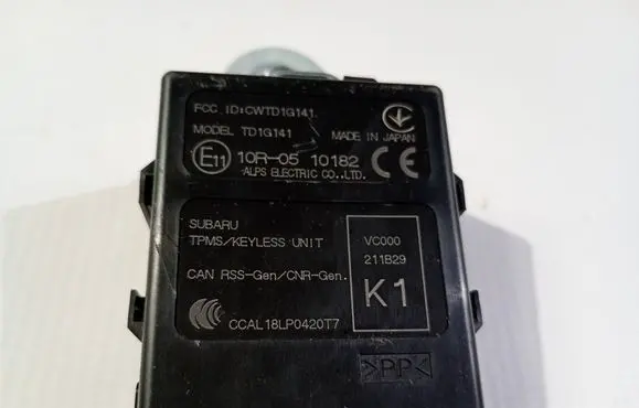 Subaru WRX VB II Keyless (KESSY) go control unit/module TD1G141