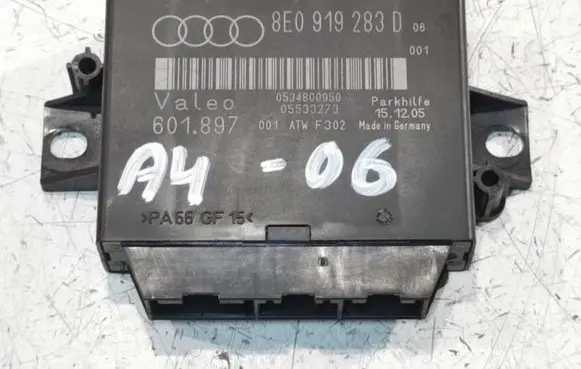 Audi A4 S4 B7 8E 8H Parking PDC control unit/module 8E0919283D 0534800950 05533273