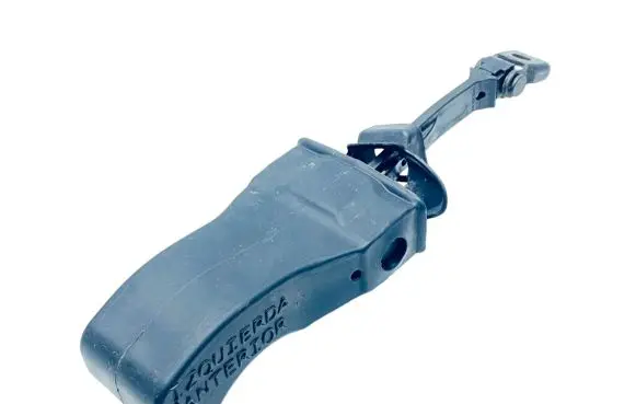 Front door check strap stopper