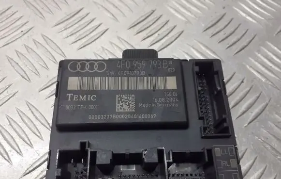 Audi A6 S6 C6 4F Door control unit/module 4F0959793B