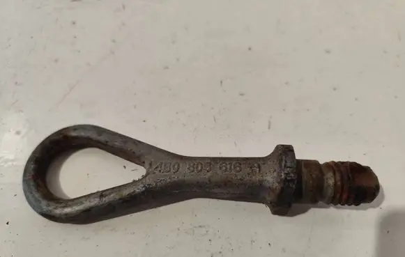 Towing hook eye