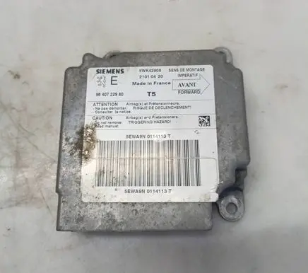 Peugeot 307 Airbag control unit/module 9640722980 5WK42908 21010420