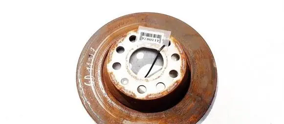 Volkswagen PASSAT B6 Rear brake disc neventiliuojamas