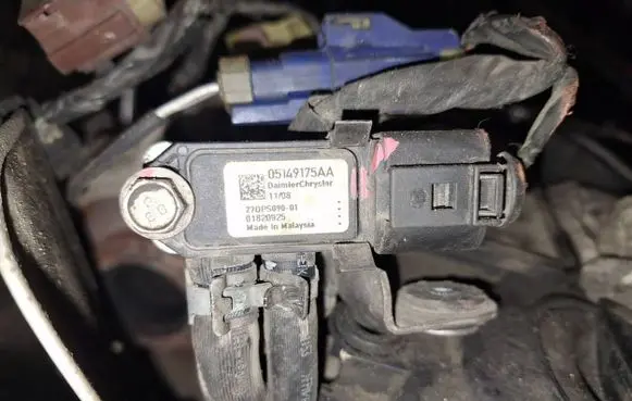 Exhaust gas pressure sensor