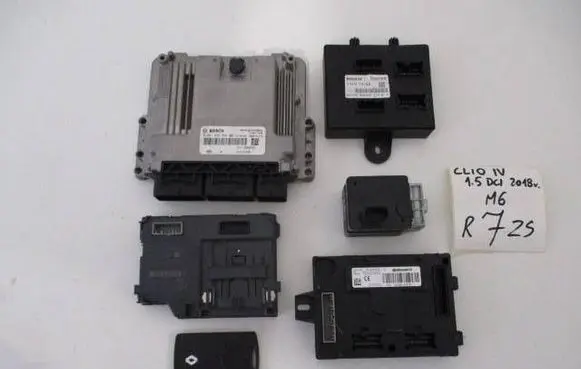 Renault Clio IV Engine ECU kit and lock set 0281035806