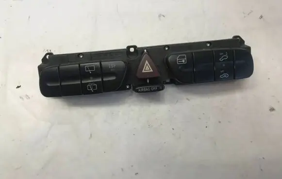 Mercedes-Benz C W203 Hazard light switch A2038217279