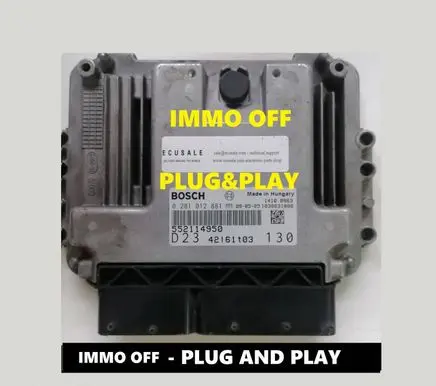 Fiat Ducato Engine control unit/module ECU 552114950 0281012881 42161103