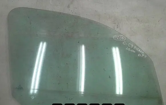 Citroen C3 Picasso Front door window glass four-door 43R-001582
