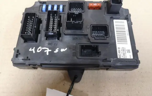 Peugeot 407 Tow bar trailer control unit/module S120017001H BSCA0400 9656148180