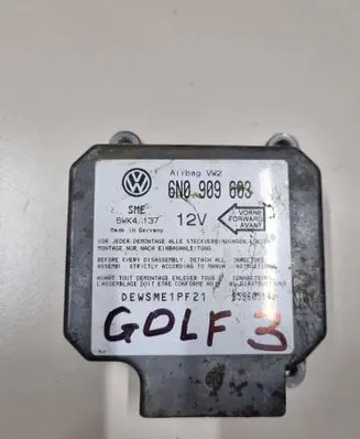Volkswagen Golf III Airbag control unit/module 6N0909603 85960514 5WK4137