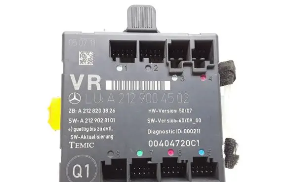 Mercedes-Benz E W212 Door control unit/module A2129004502