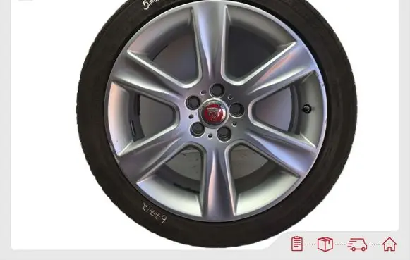 Jaguar XE R18 alloy rim GX731007DA