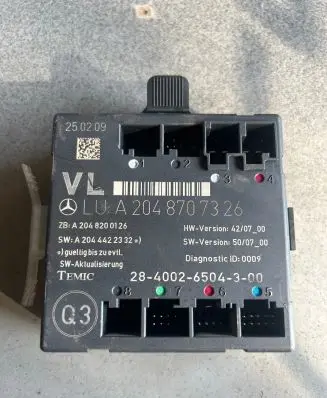 Mercedes-Benz C W204 Door control unit/module A2048707326 A2048200126 A2048600126