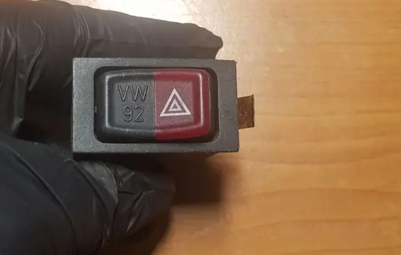 Volkswagen Golf I Hazard light switch 161953235A