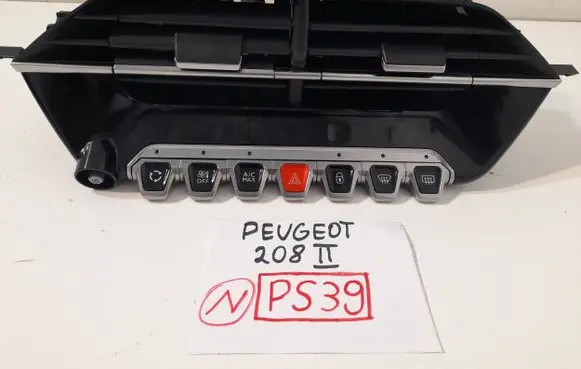 Peugeot 208 Climate control unit 9823457080