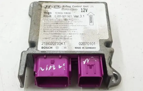 KIA Carens II Airbag control unit/module 1D95910600 0285001921