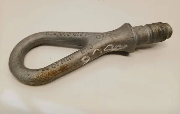 Towing hook eye