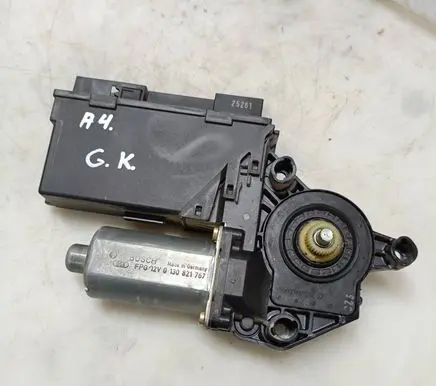 Audi A4 S4 B5 8D Rear door window regulator motor 8E0959801A 105848103 5WK47009BBF