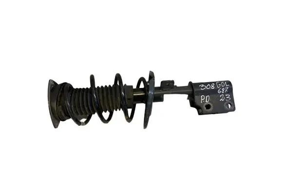 Front shock absorber with coil spring