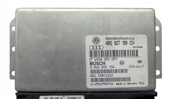 Audi A6 S6 C5 4B Gearbox control unit/module 4B0927156CH 0260002706 ZF6058004027