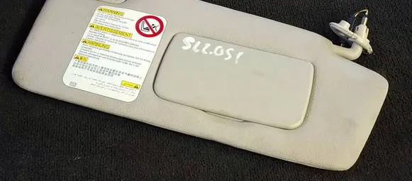Subaru Legacy Sun visor