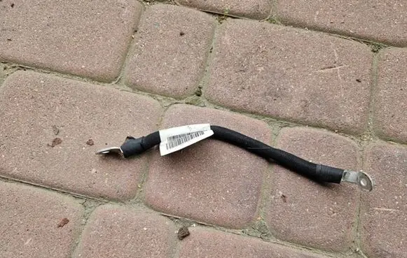 Opel Corsa F Negative earth cable (battery) 9827319480