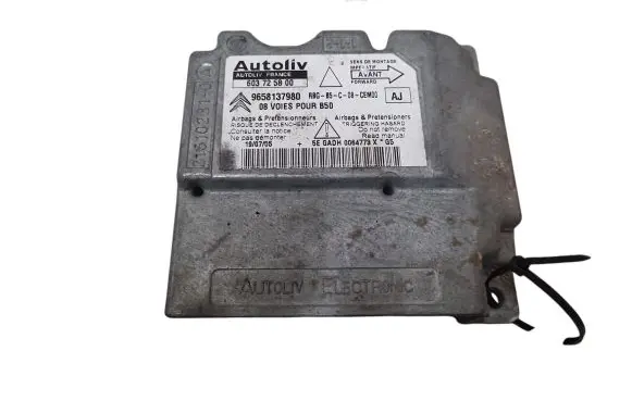 Citroen C4 I Airbag control unit/module 9658137980 603725800