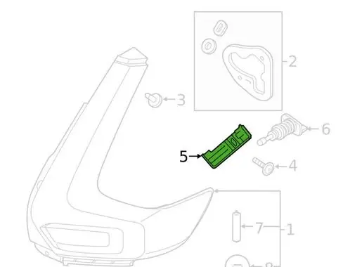 Volvo XC40 Tail light part 31656841