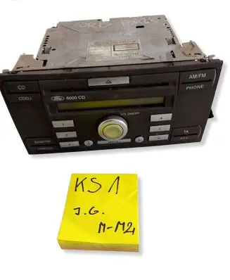 Ford Focus Radio/CD/DVD/GPS head unit 4M5T18C815AD