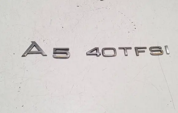 Audi A5 Manufacturers badge/model letters 