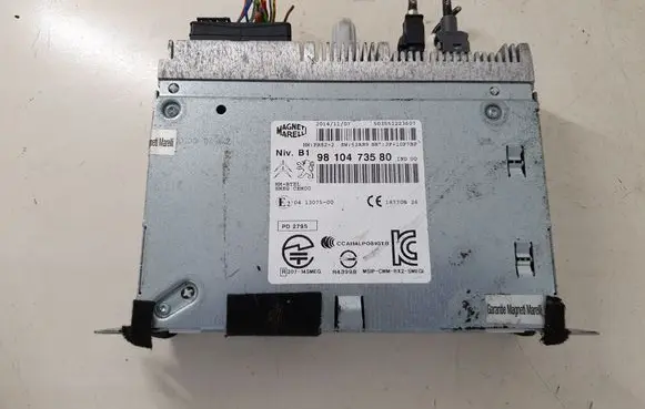 Citroen C4 Cactus Radio/CD/DVD/GPS head unit 9810473580