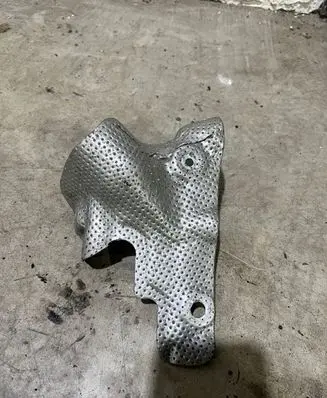 Heat shield in engine bay
