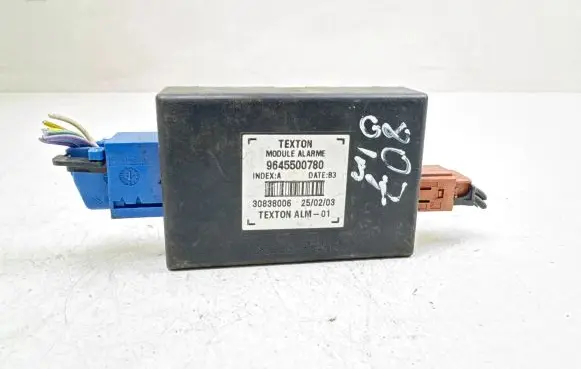 Peugeot 807 Alarm control unit/module 9645500780 30838006