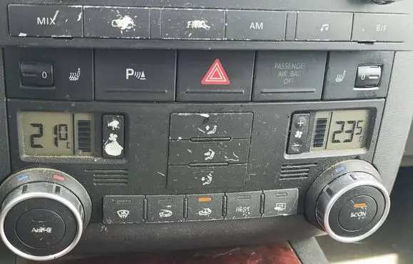 Volkswagen Touareg I Climate control unit 7L6907040L 5HB00850600