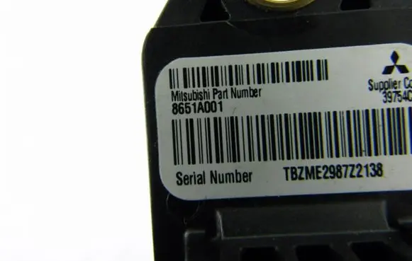 Peugeot 4007 Airbag deployment crash/impact sensor 8651A001