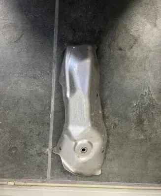Heat shield in engine bay
