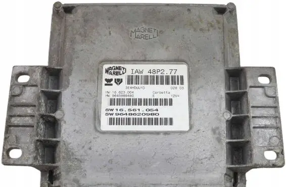 Peugeot 206 Engine control unit/module IAW48P2.77 9645989480 9648620980