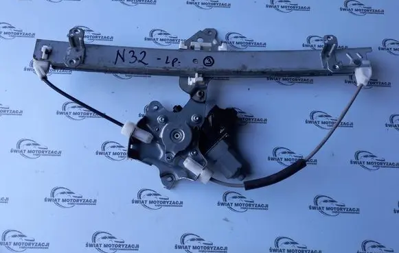 Front door window regulator with motor