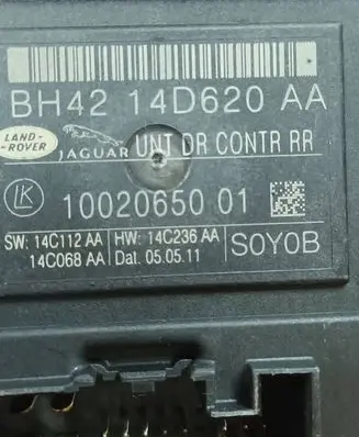 Jaguar XF X250 Door control unit/module AH4214D620AA 1002065001 14C112AA
