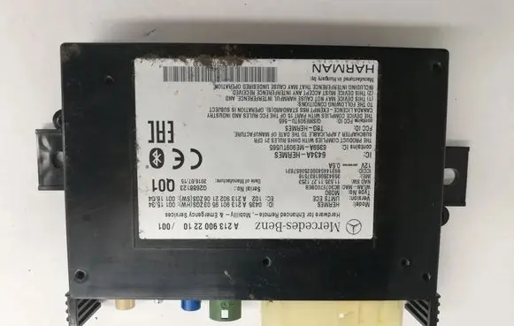 Mercedes-Benz C W205 Bluetooth control unit module A2139002210